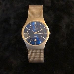 Men’s Blue Skagen Watch